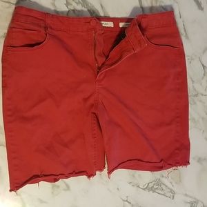 Red shorts